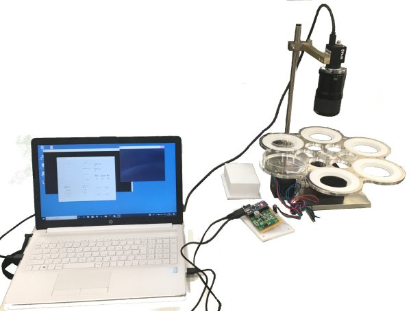 ペトリ皿（シャーレ）回転装置