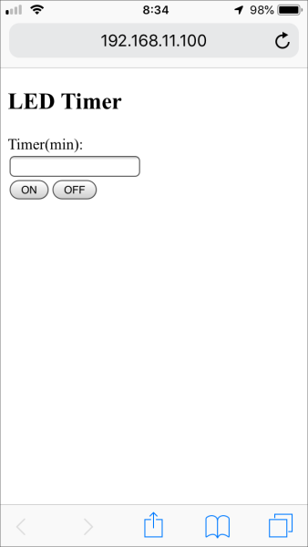 Wireless Blue-LED System