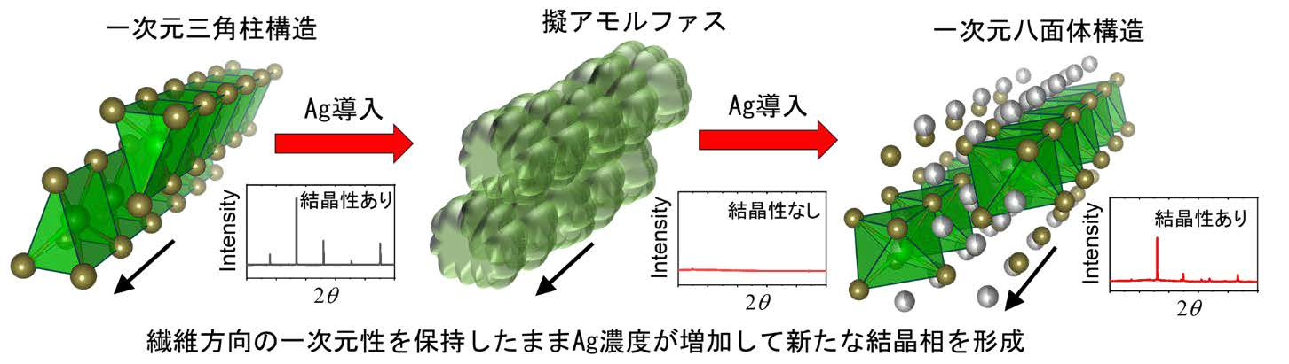 「高濃度なイオン導入がもたらす1次元繊維状物質の機能開拓に新展開」概要