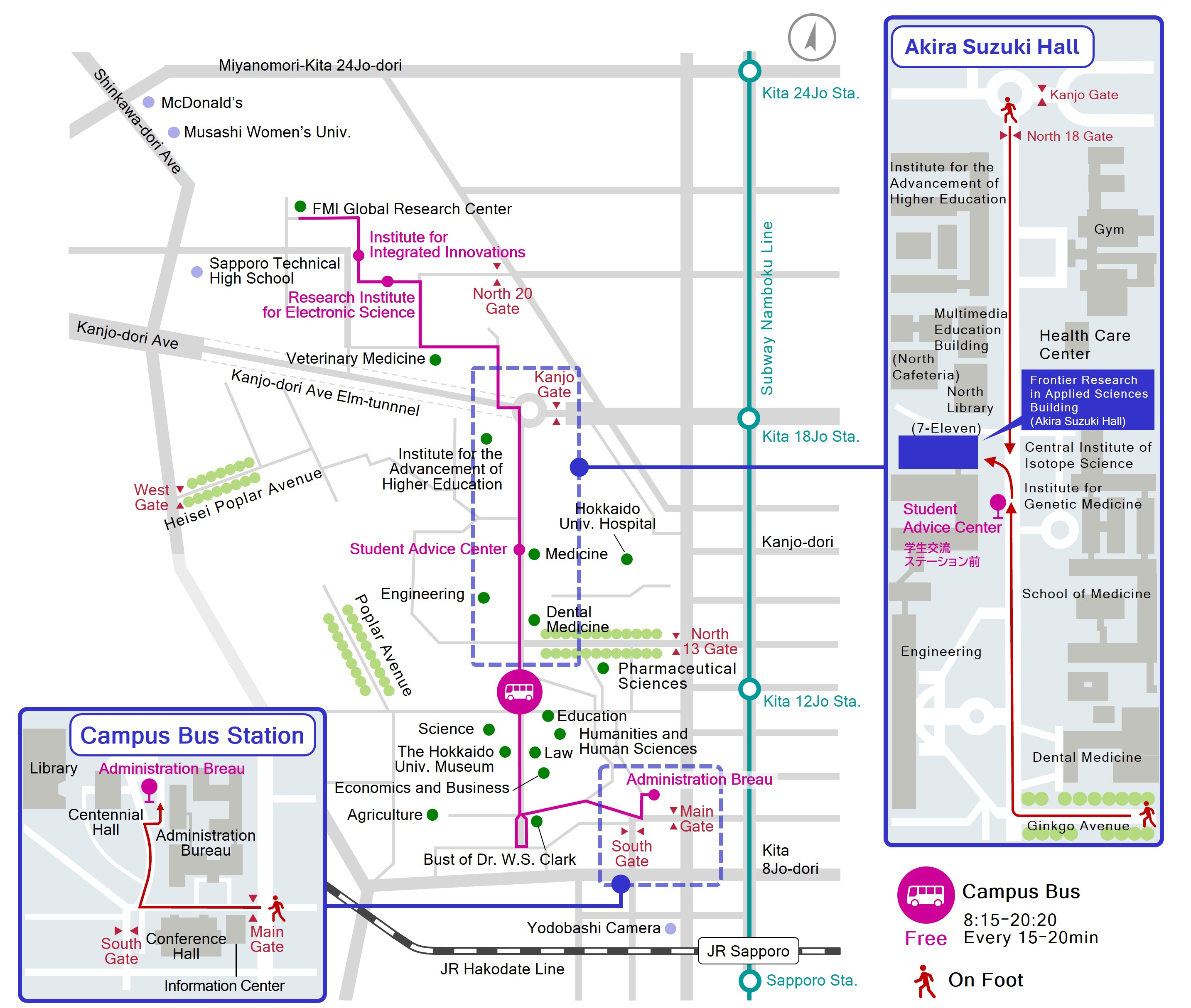 Access Map to Akira Suzuki Hall